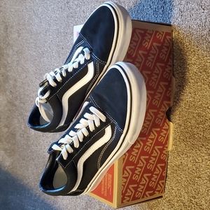Vans  old skool black/white in size 9 womens or 7.5 mens